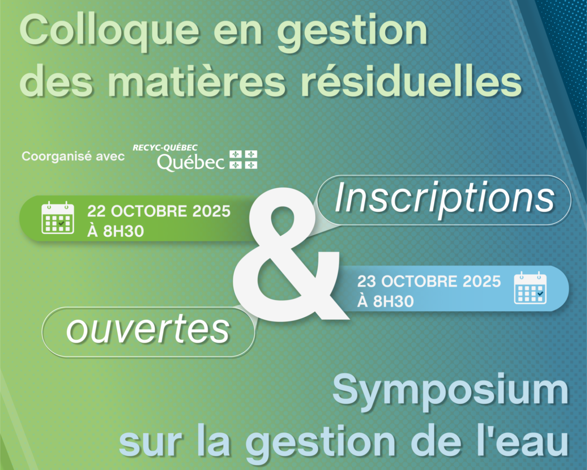 Réseau environnement – Symposium sur la gestion de l’eau