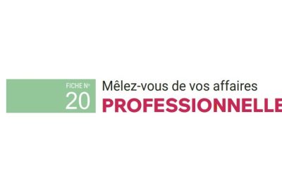 Fiche professionnelle no.20
